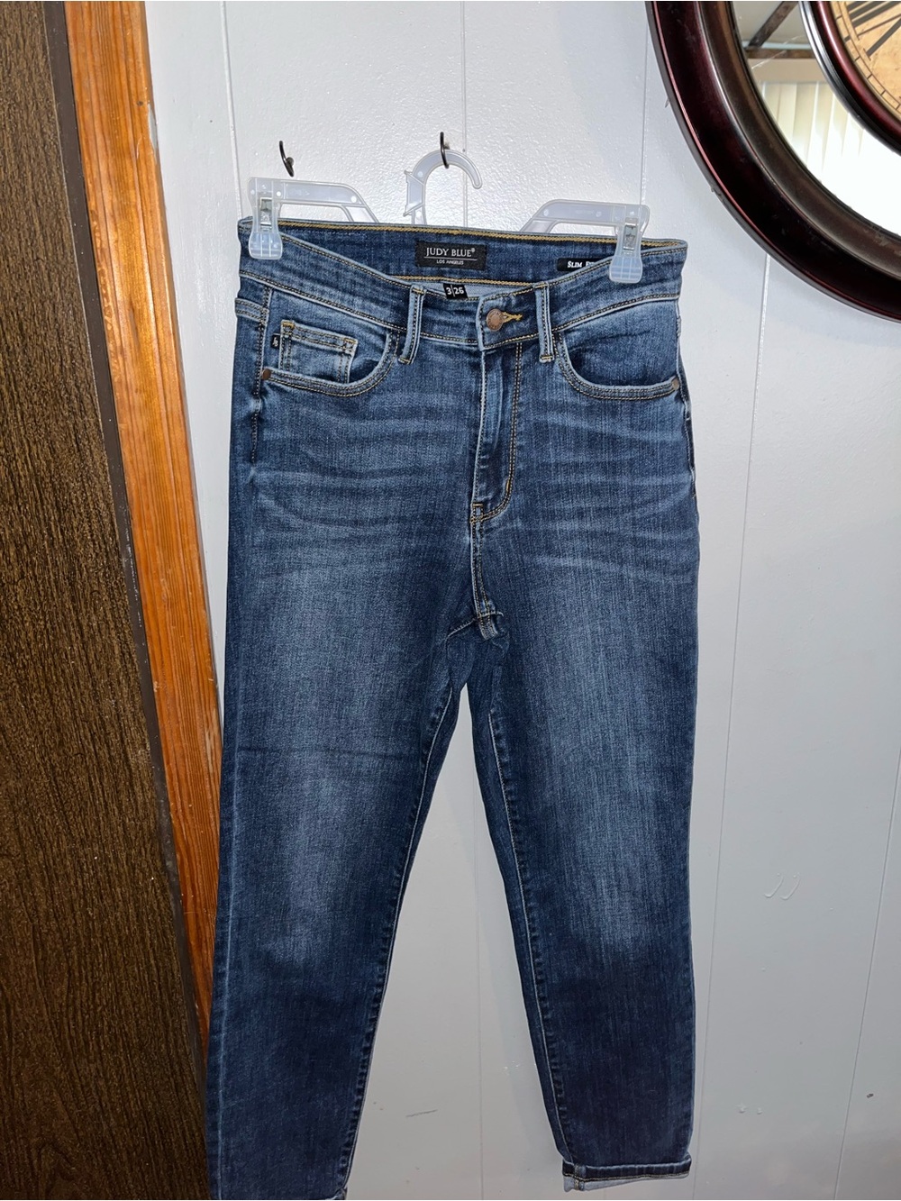 Judy Blue Los Angeles Slim Fit Dark Wash Jeans Womens 3/26